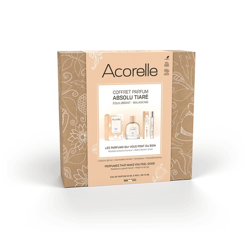 Acorelle - Coffret Parfum BIO Absolu Tiaré
